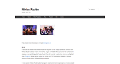 Desktop Screenshot of niklasryden.se